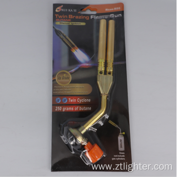 Gas Torch Gun Copper Ignition Roast Flamethrower Blowtorch